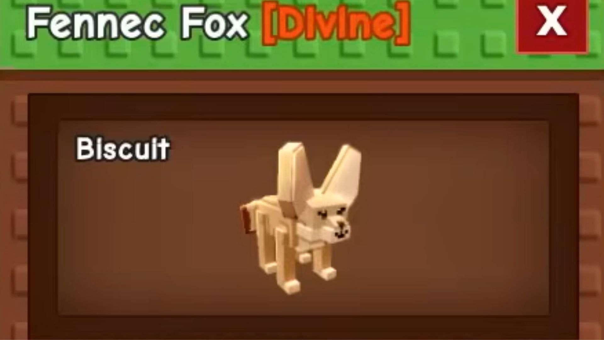 The Fennec Fox (Image via Roblox)